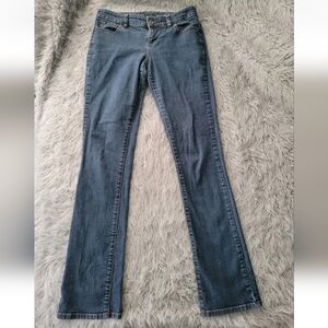 Vintage Y2k 90s The Limited 312 Straight Leg Jeans Dark Blue Wash Mid Rise 4
